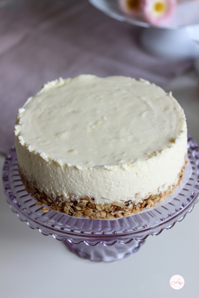 Himbeer Cheesecake mit weißer Schokolade - Lisbeths