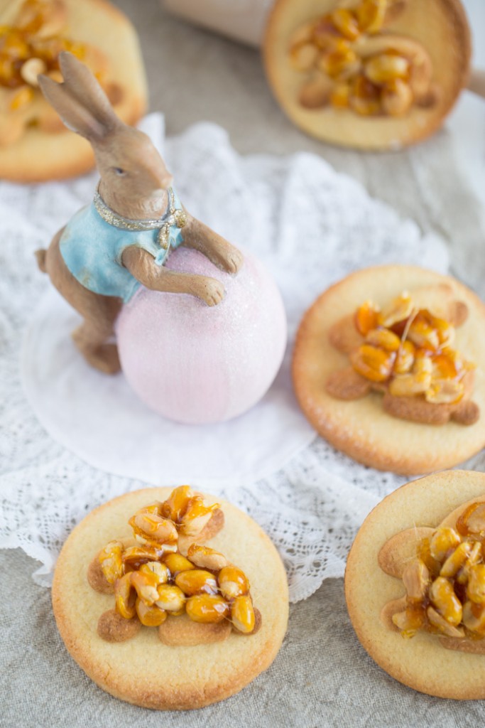 Erdnuss Karamell Cookies - Lisbeths