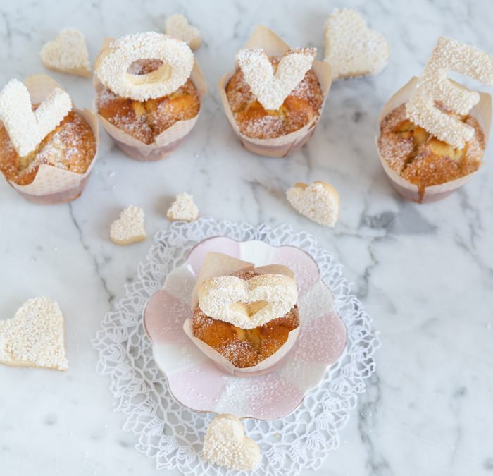 Rum Rosinen Muffins & Love Cookies